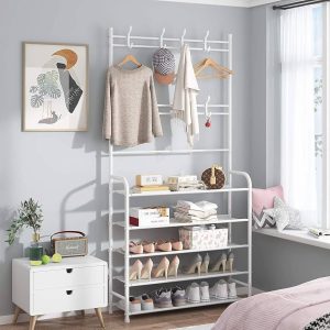 Multi Functional Coat Rack + Shoe Rack + Storage Rack